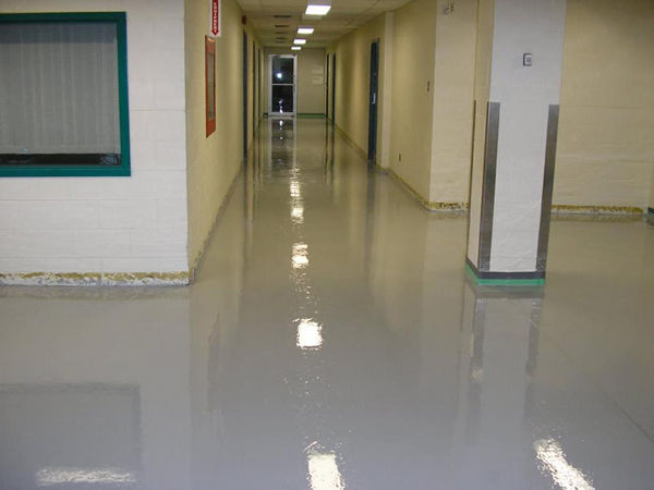 Epoxy coating for commercial use